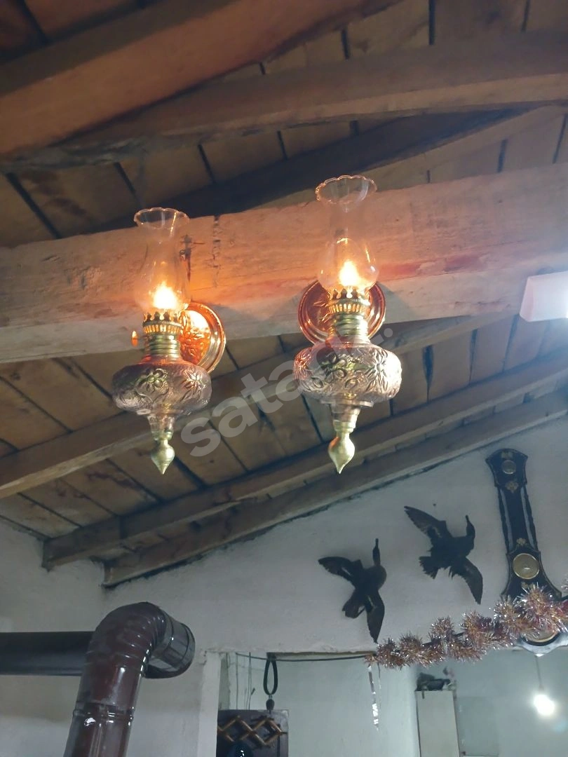 Bakır Askılı Gaz Lambaları