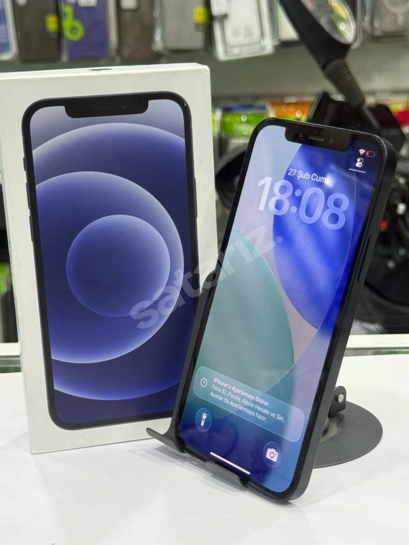 📱 iPhone 12 64 GB – %88 Pil – Kutu Faturalı – 12 Aya Kadar