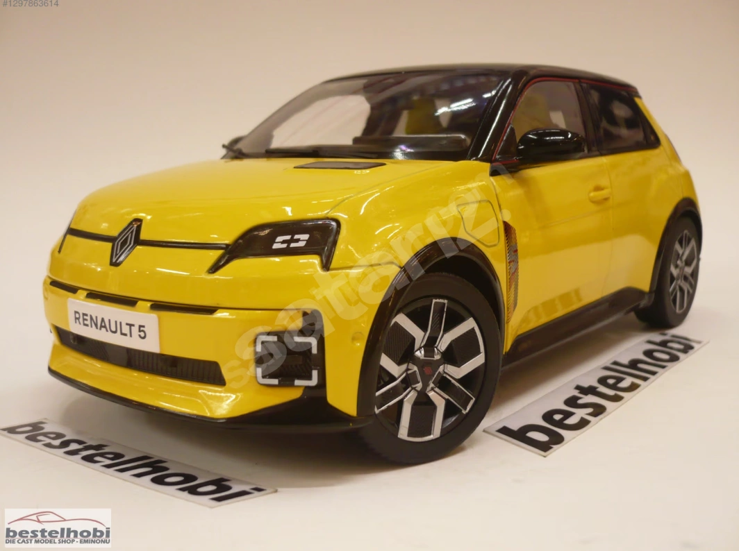RENAULT R5 E TECH FULL ELECTRIC POP YELLOW BLACK bestelhobi