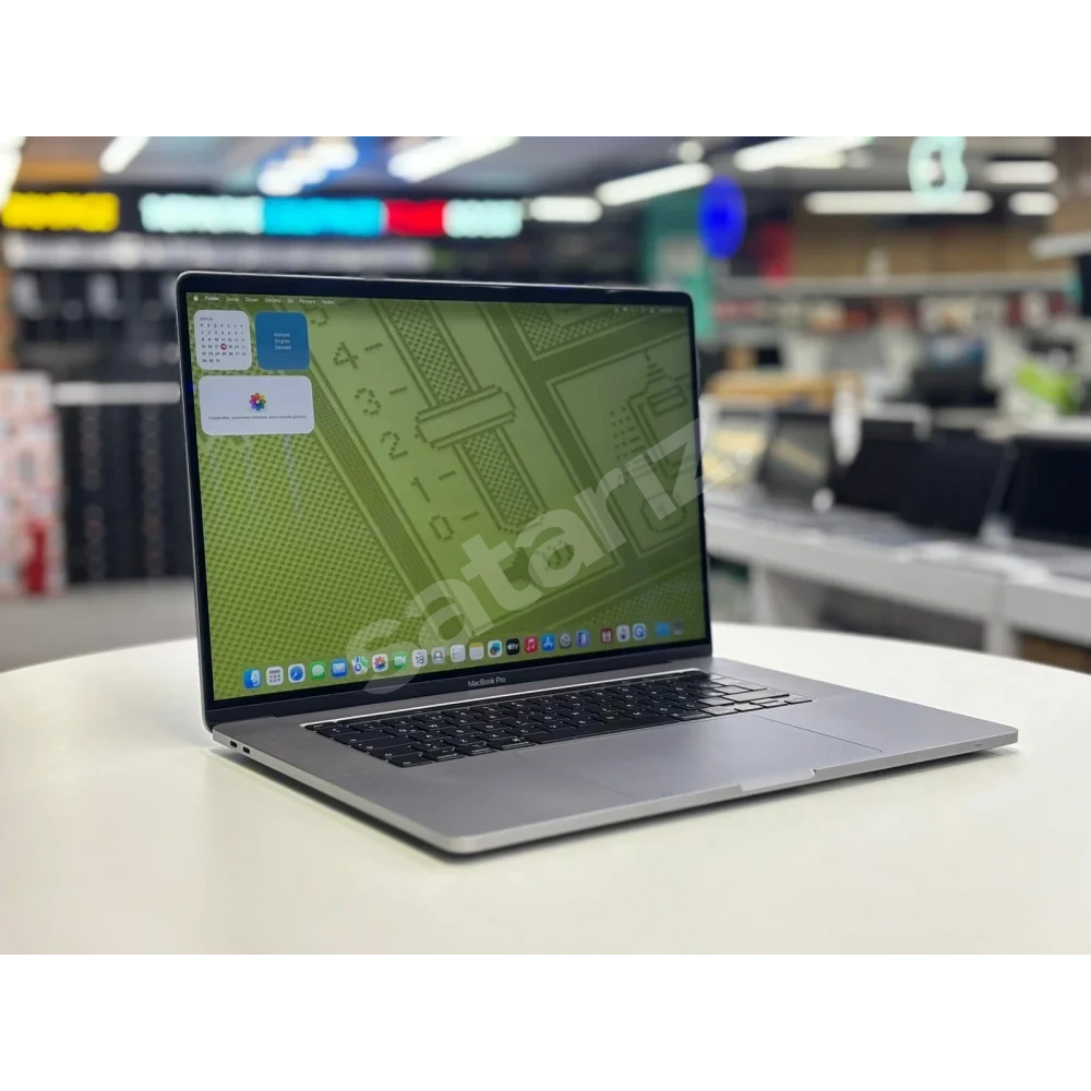 Apple A2141 MacBook Pro 16" Touchbar i7 9750H (9.Nesil) 16Gb Ram 512Gb Ssd 4Gb E.Kartı 2019/ 250-500 D. C Kalite Space Gray (2.EL 6Ay Garantili Laptop)