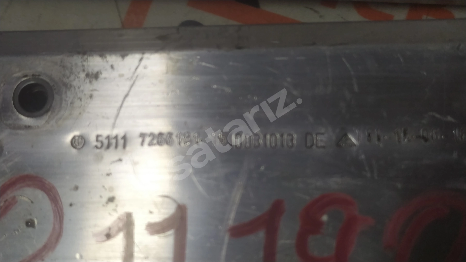 BMW F30 ÖN TAMPON AYAĞI SAĞ-SOL ALİMİNYUM ORJİNAL ÇIKMA 51117266192