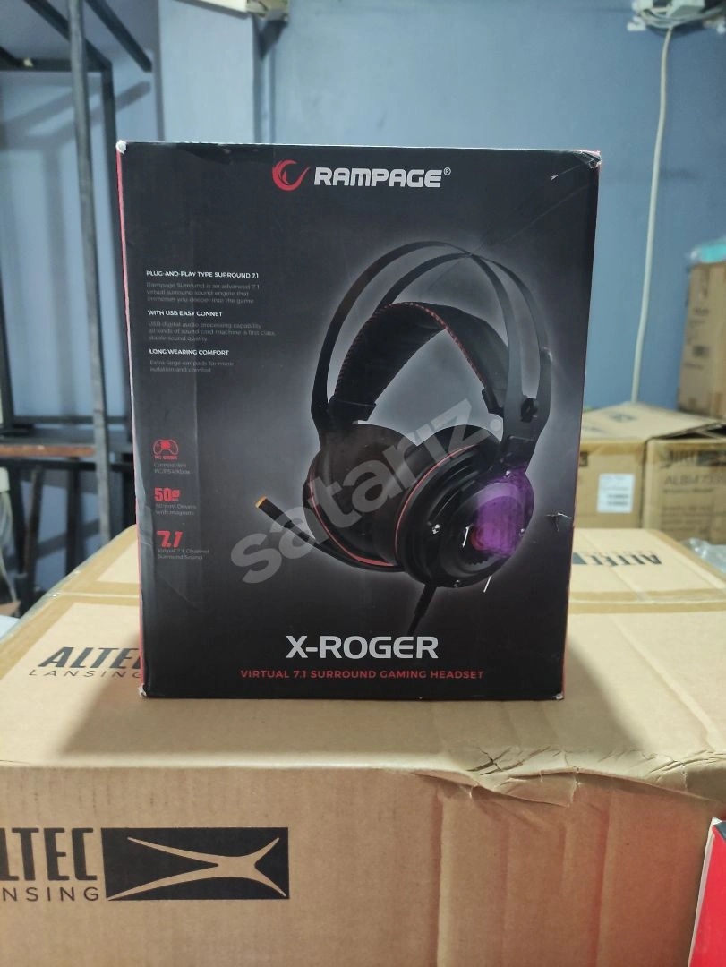 Rampage X-Roger G16 7.1 USB Kablolu Oyuncu Kulaklığı