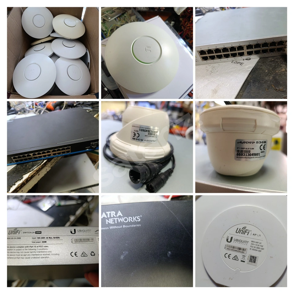 TOPLU SATIŞ-UNIFI 24P SWITCH-UNIFI ACCESS POINT-AHDIP IP KAMERA