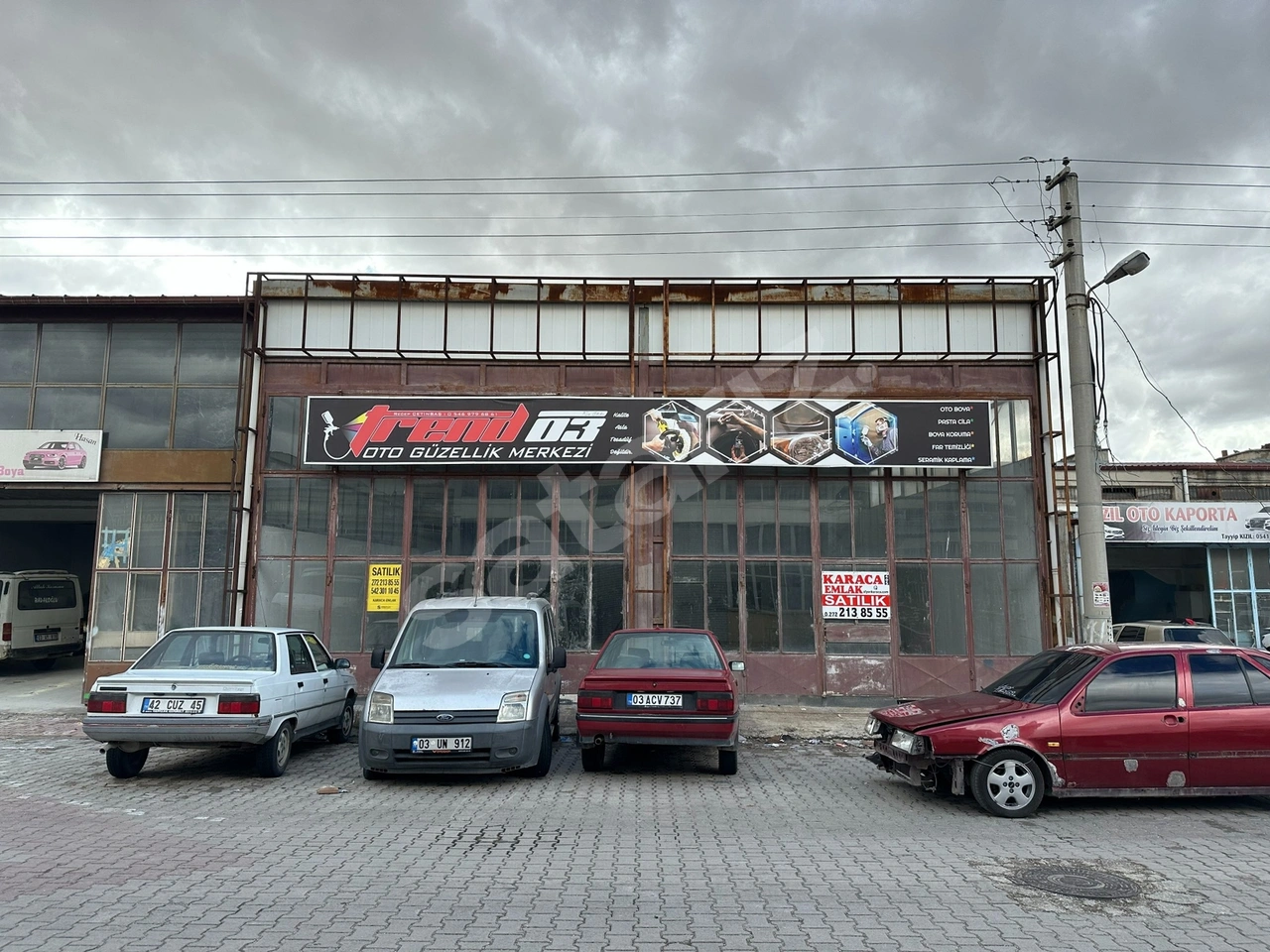 KARACA EMLAK 2. SANAYİ SİT. 300M2 SATILIK KÖŞE İŞ YERİ