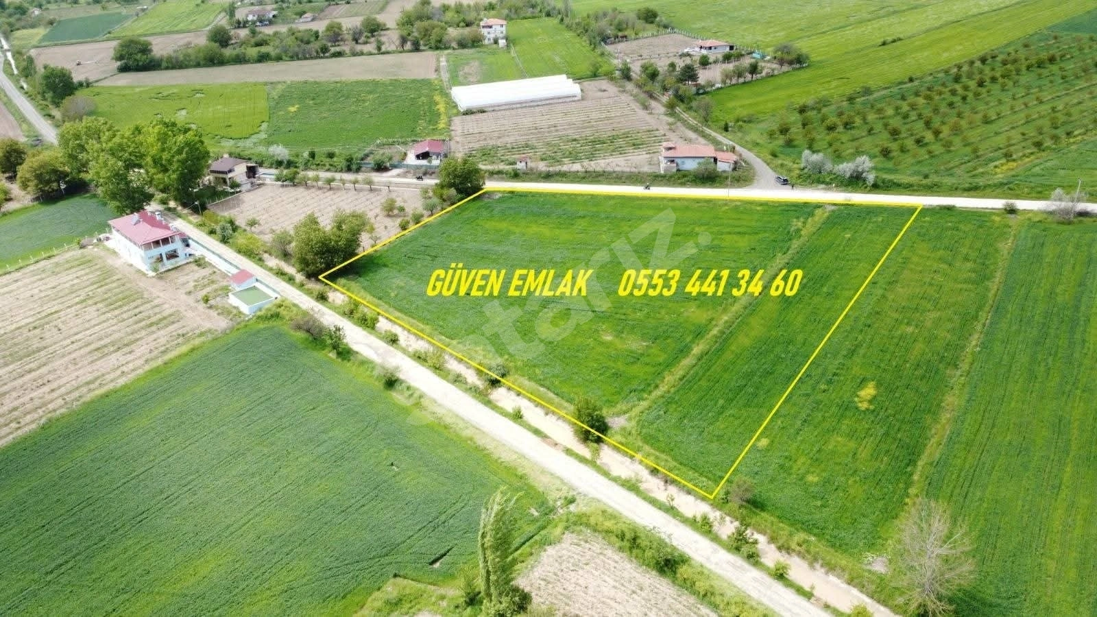 GÜVEN EMLAKTAN SATILIK İMARA YAKIN 8 DÖNÜM ARAZİ