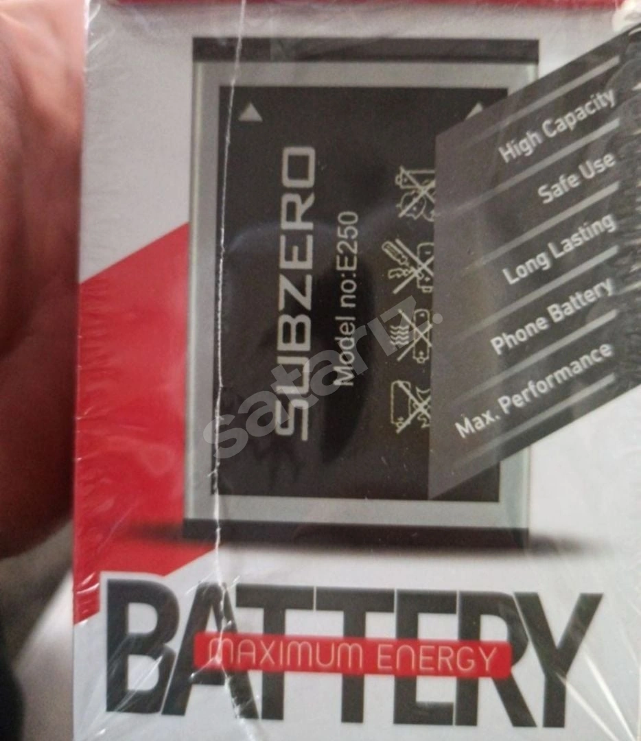 SAMSUNG E1205 E250 M620  E1200 E1080 E900 E2121 SIFIR BATARYA