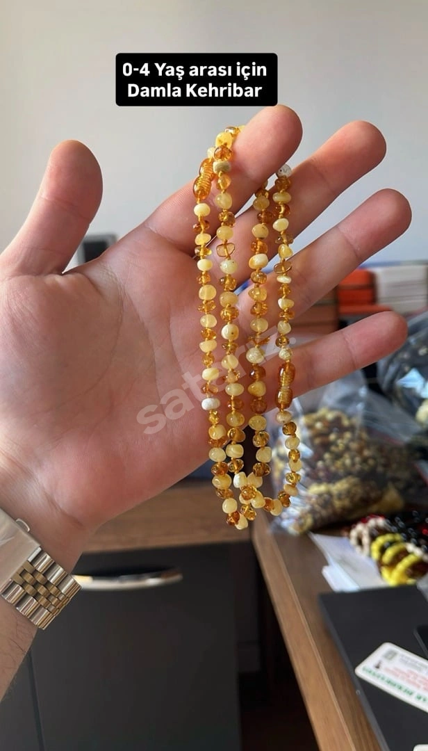 Damla Kehribar Yetişkin 13 Yaş ve Üzeri Bebek İçin