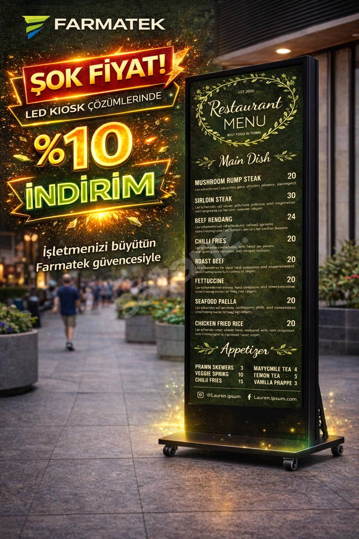 LED POSTER | LED EKRAN KİOSK