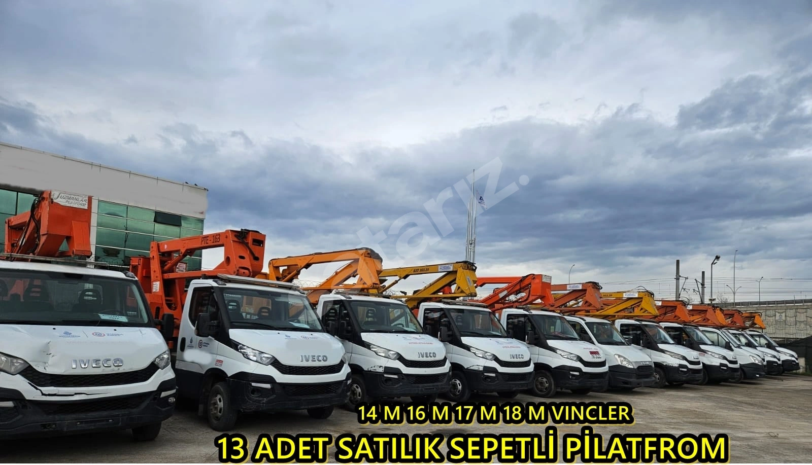 SAYMAZ VINC DEN SATILIK 13 ADET 14 M 16 M 17 M 18 M SEPETLİ  PILATFROM VINC LER 2017 MODEL 2018 MODEL