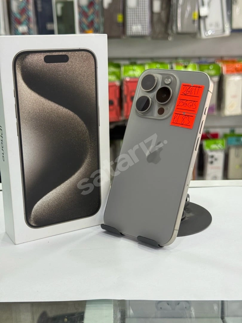 🔥 iPHONE 15 PRO 256 GB | KUTU FATURA TAM | 12 AY TAKSİT