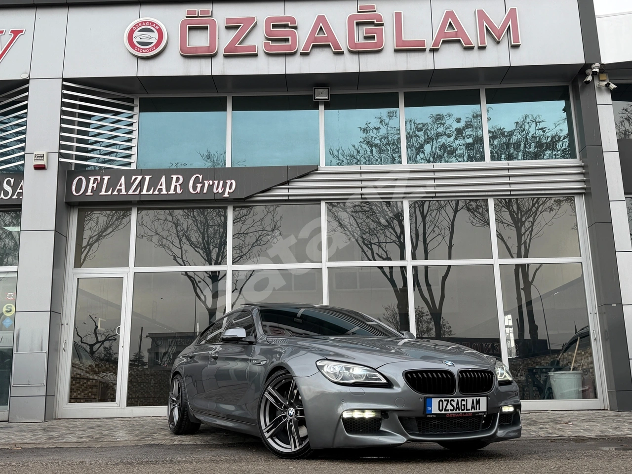 ÖZSAĞLAM'dan 2015 BMW 640dxDrive M Sport-Bayi-İç Kırmızı-Boyasız