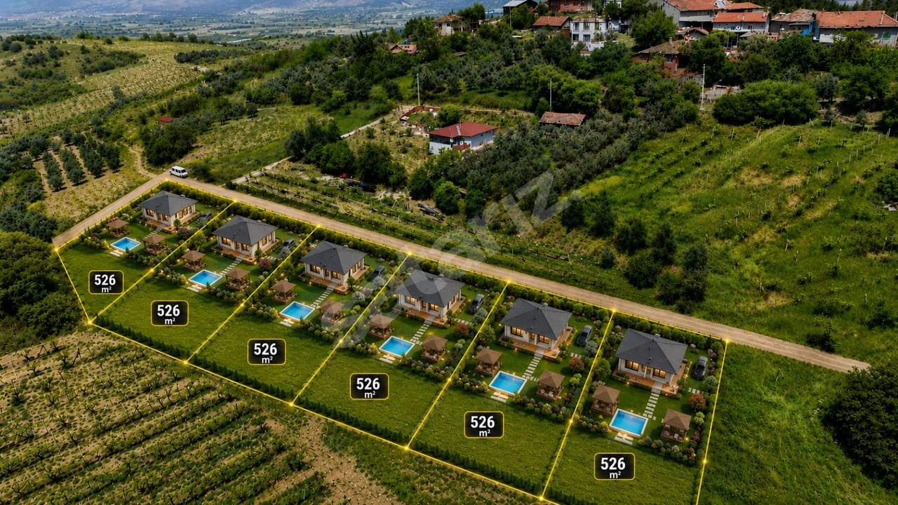 SAKARYA UMURBEY 526M2 PLANLI PROJELİ DİREKT MASRAFSIZ UYGUN ARSA