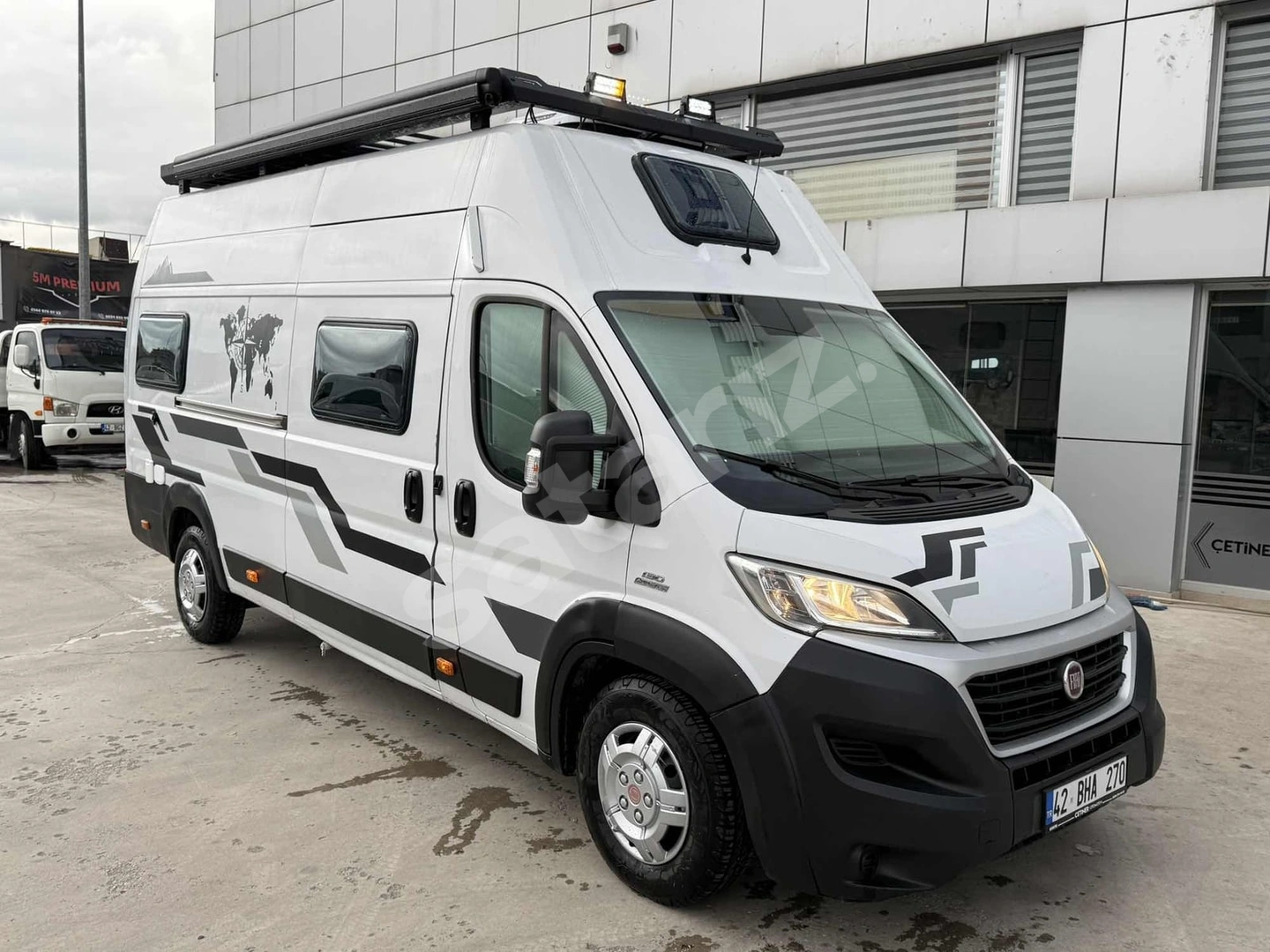 ÇETİNER OTO/2015 DUCATO 17M3 / KARAVAN RUHSATLI /ASANSÖR YATAKLI