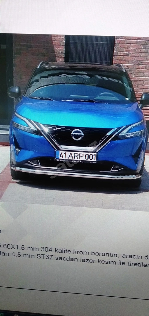 nissan qashqai j12 ön ve arka koruma