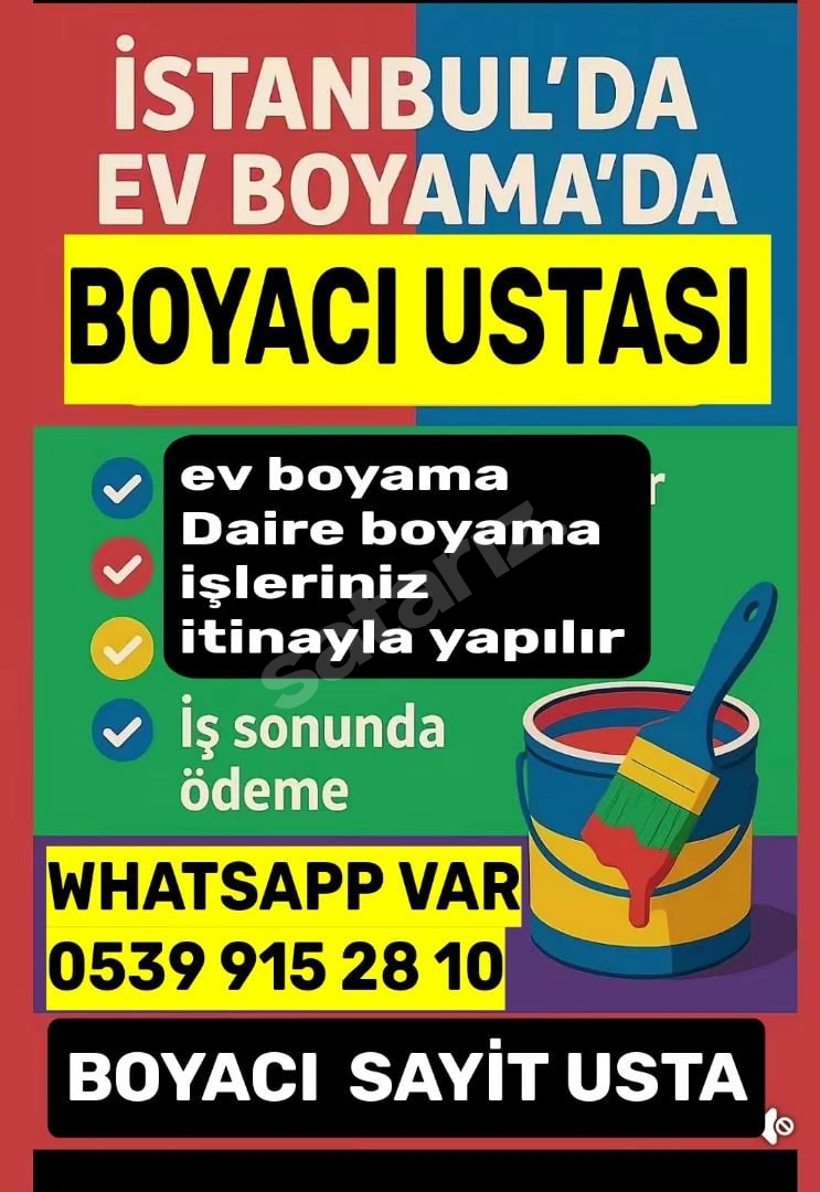 BOYA BADANA İŞLERİNİZ YAPILIR SAYİT BEY
