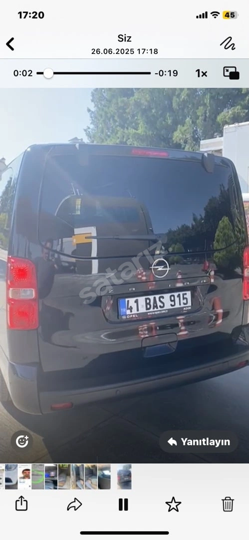 2025 Zafira Life Ultimate