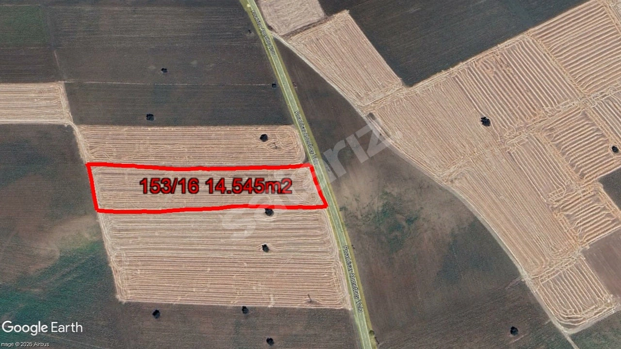 Kırklareli Pınarhisar Orta Mahallesinde 14.545m2 Satılık Tarla