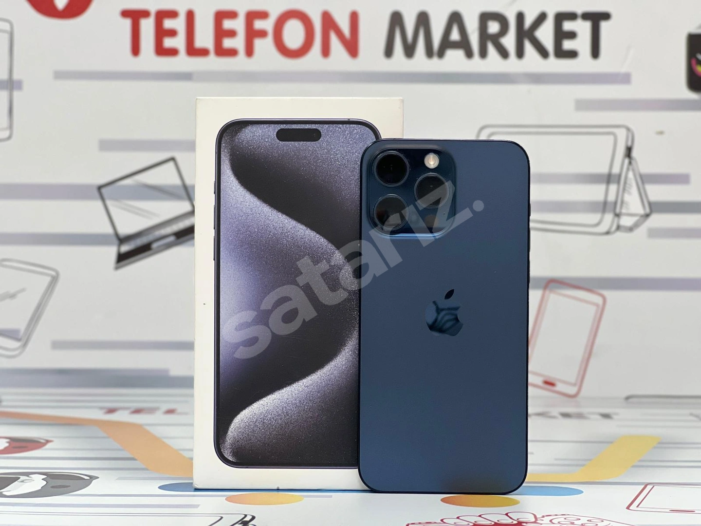 TELEFON MARKET'DEN 1 YIL GARANTİLİ 256GB İPHONE 15 PROMAX YENİLENMİŞ ÜRÜN
