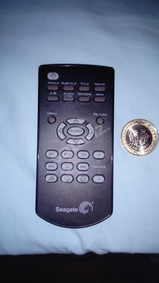 Seagate media player kumandası sorunsuz orjinal..