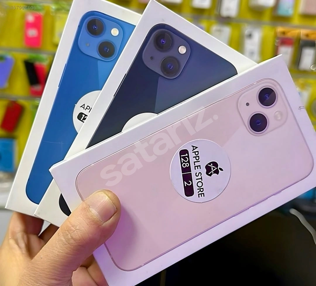 iPHONE 13 128GB SIFIR(kapalı kutu) Mağazadan+Takas+K.Kart