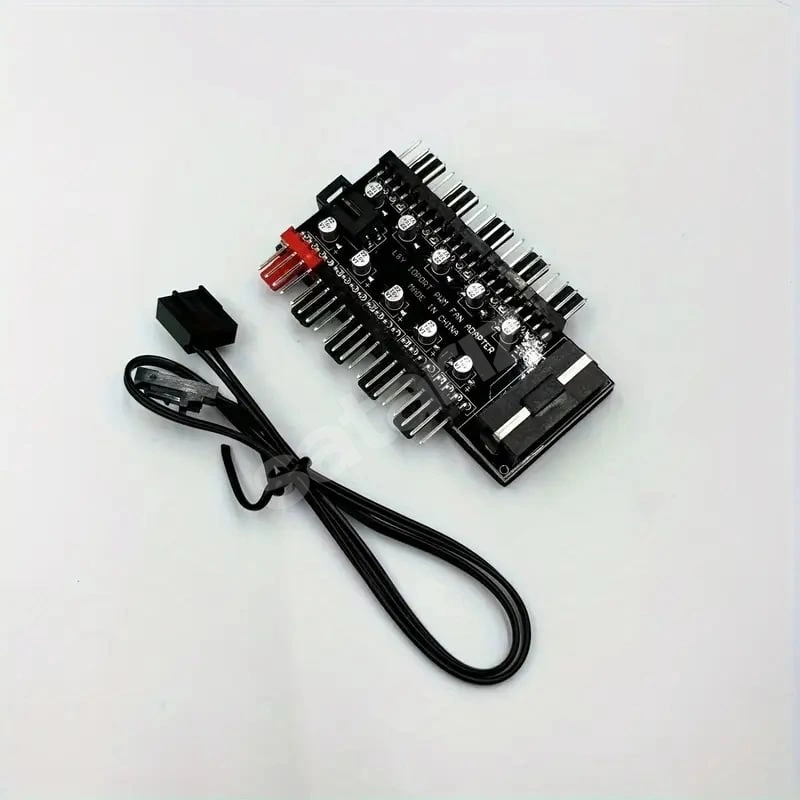 Masaüstü Bilgisayar CPU Kasa Fanı 4PIN PWM 10lu Hub Molex