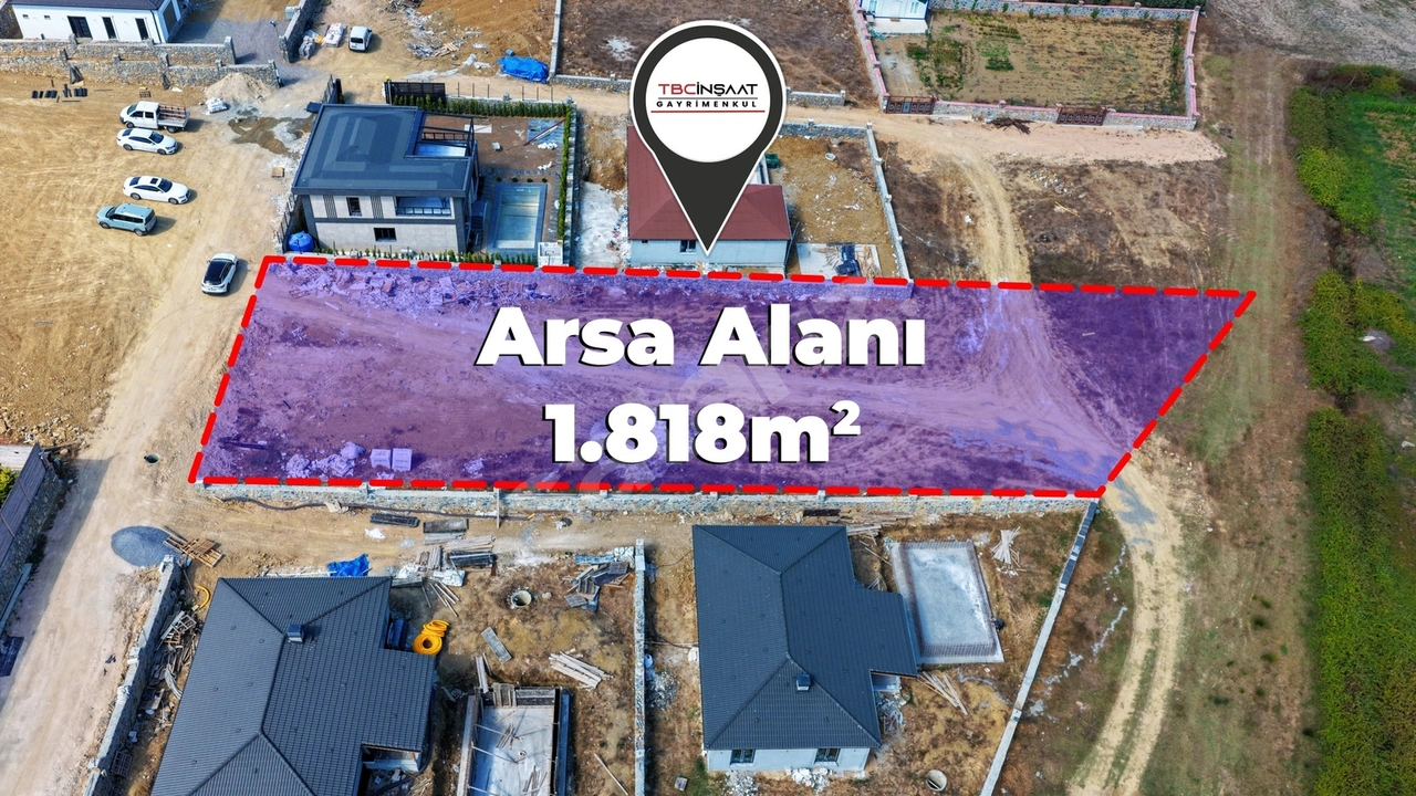 TBC Gayrimenkul | Gebze Kadıllı'da 1.818 m² Satılık Tarla