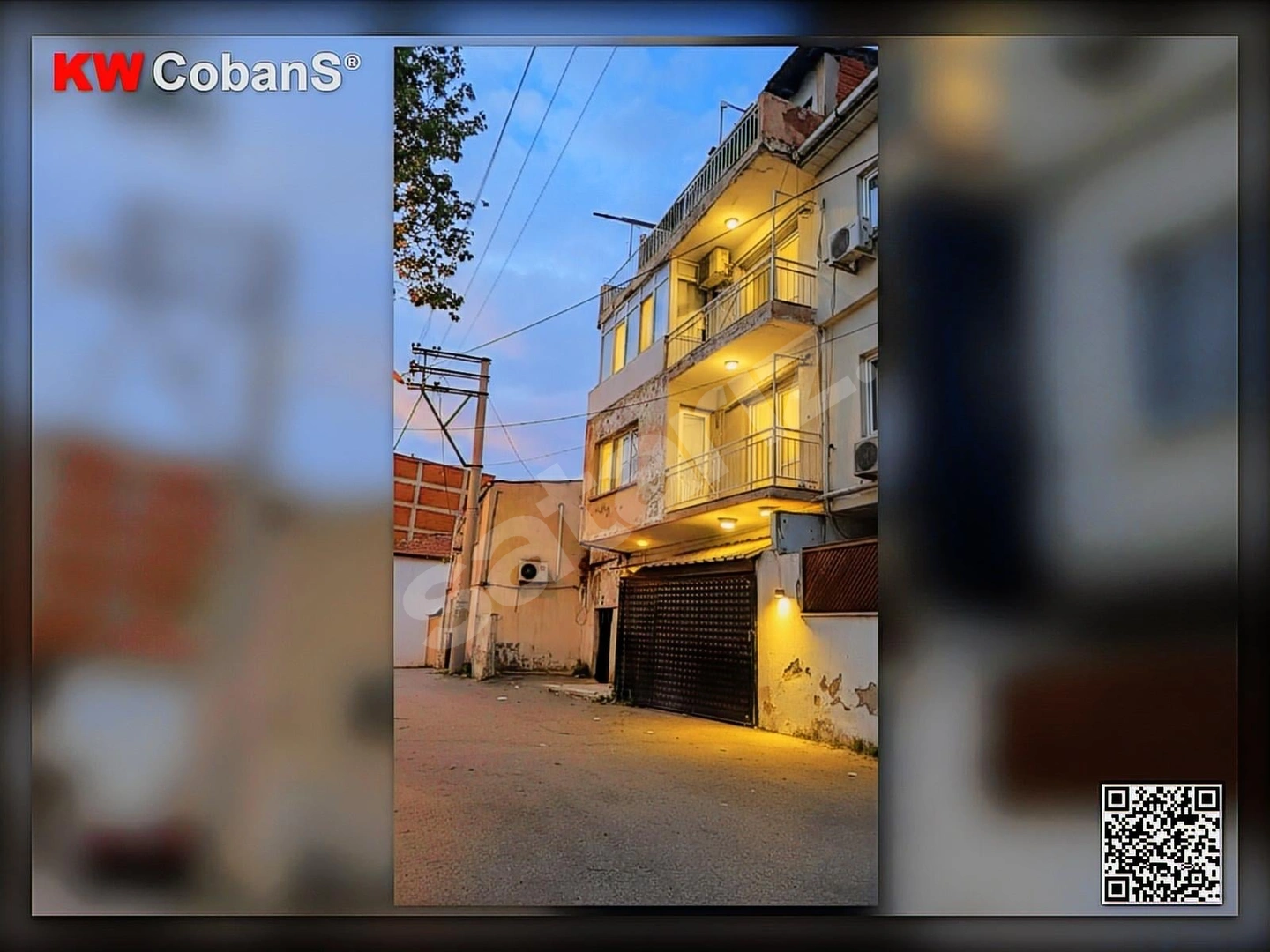 KW CobanS'tan Merkezi Konumda, 4 Katlı 4 Daireli Yatırımlık Bina