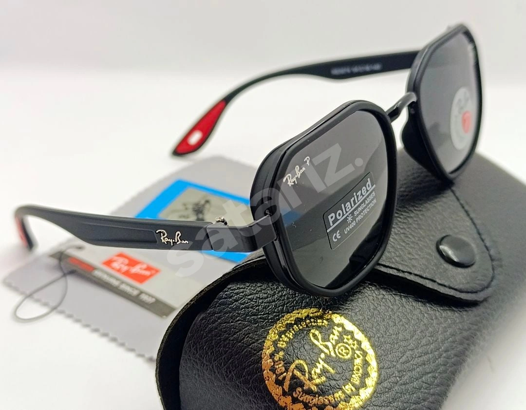 SIFIR KUTUSUNDA, RAYBAN (FERRARİ) POLARİZE,UV400 (REPLİCA)