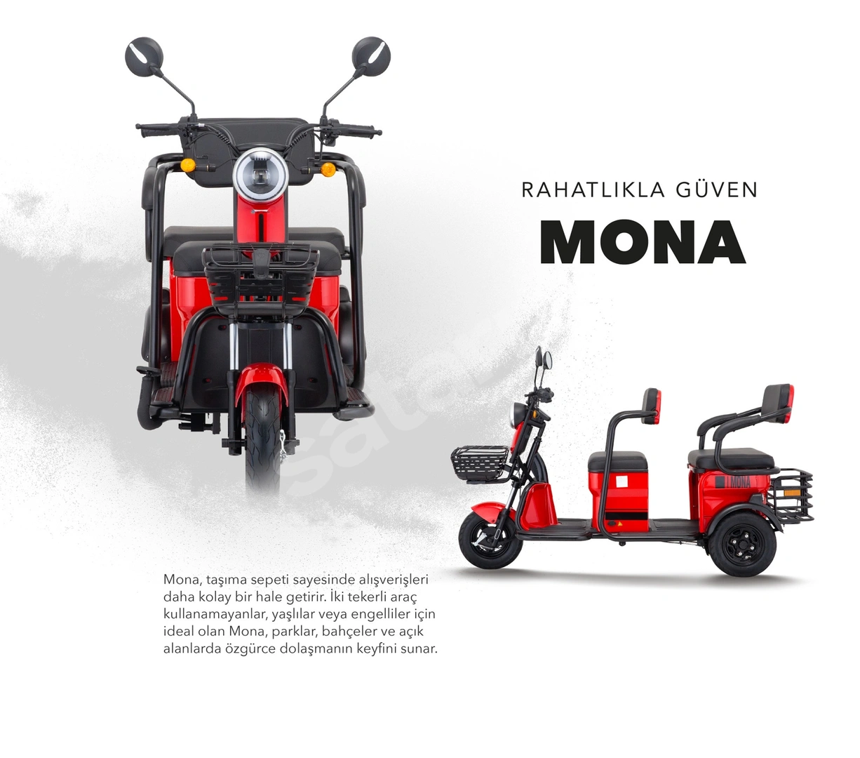 MONDIAL E-MON MONA - 0 KM - HEMEN TESLİM - RESMİ YETKİLİ BAYİDEN