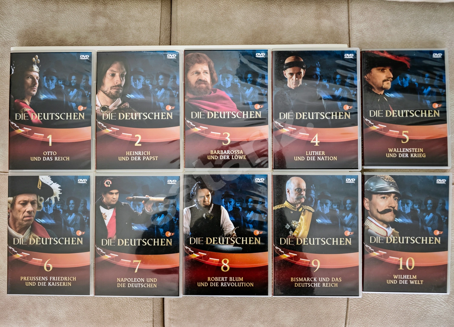 DVD Belgesel (Almanca) / Almanya Tarihi 10 DVD Set