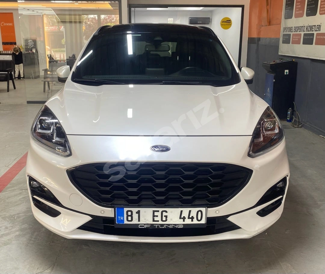 Sedefli Beyaz Kuga St Line Dizel Otomatik Boyasız