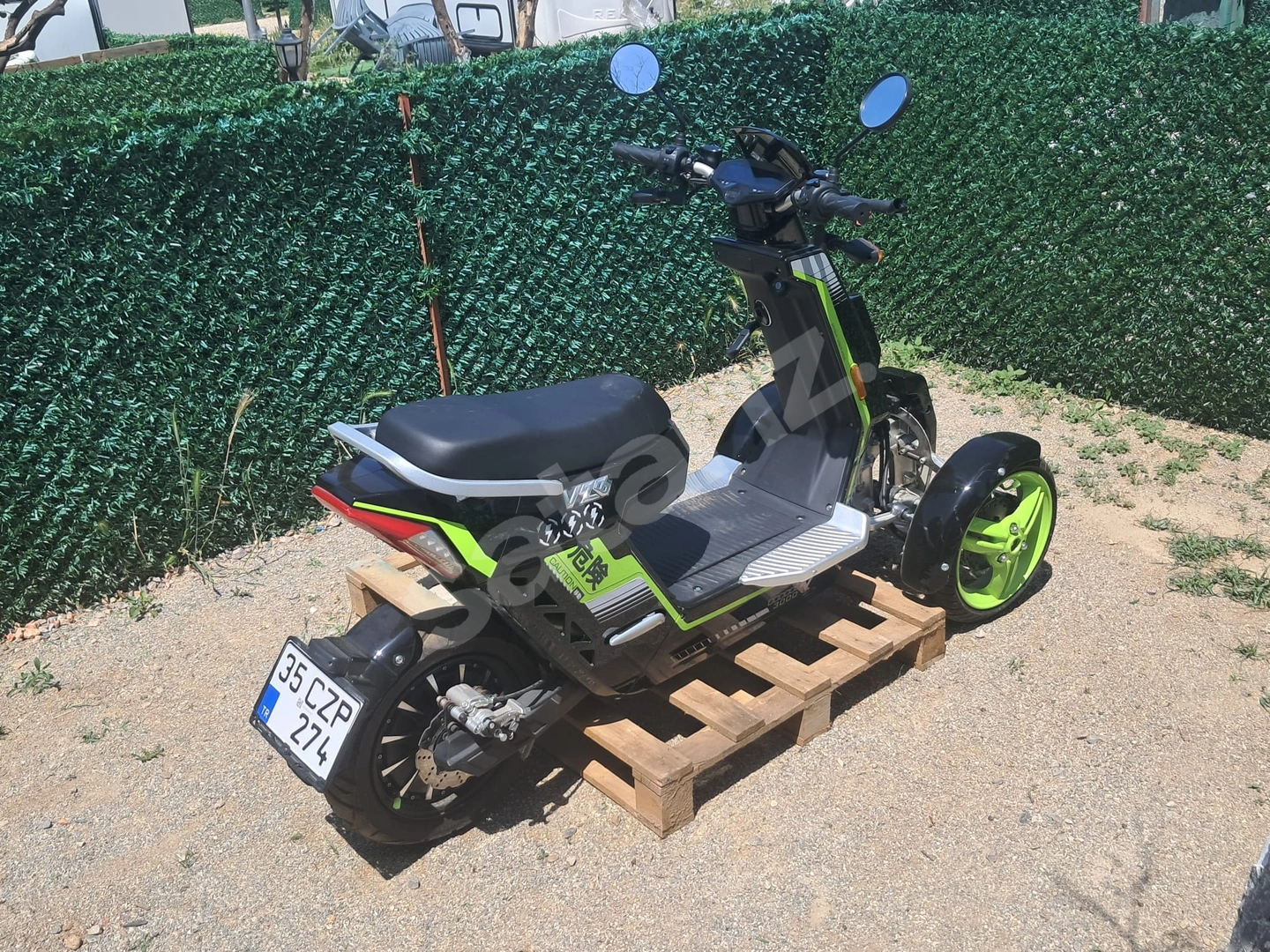 ELEKTRİKLİ    3 TEKERLİ MOTOSİKLET  sıfır KM