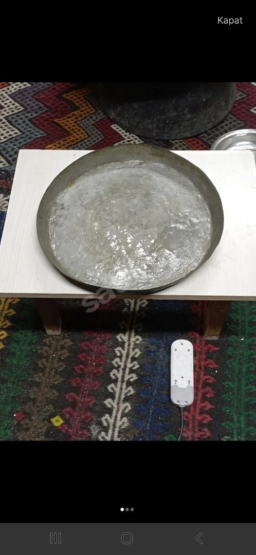 Antika Bakır Tepsi