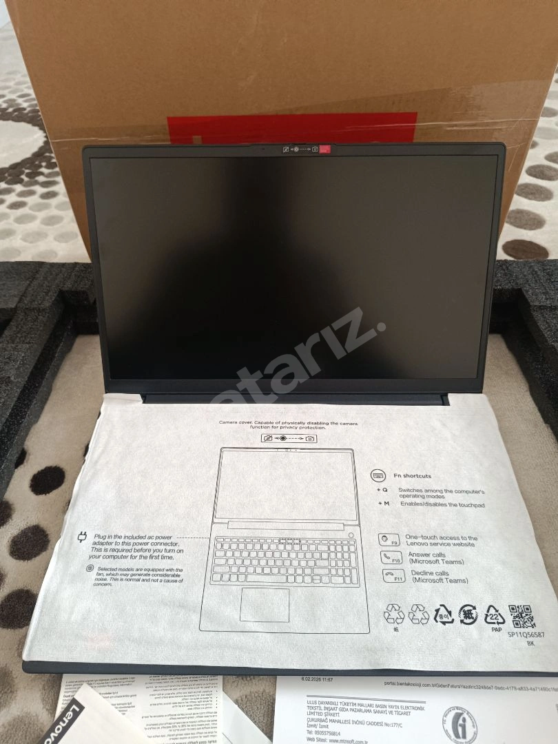 LENOVO İ5 11.NESİL TERTEMİZ DOST İŞİ YENİ NESİL NOTEBOOK
