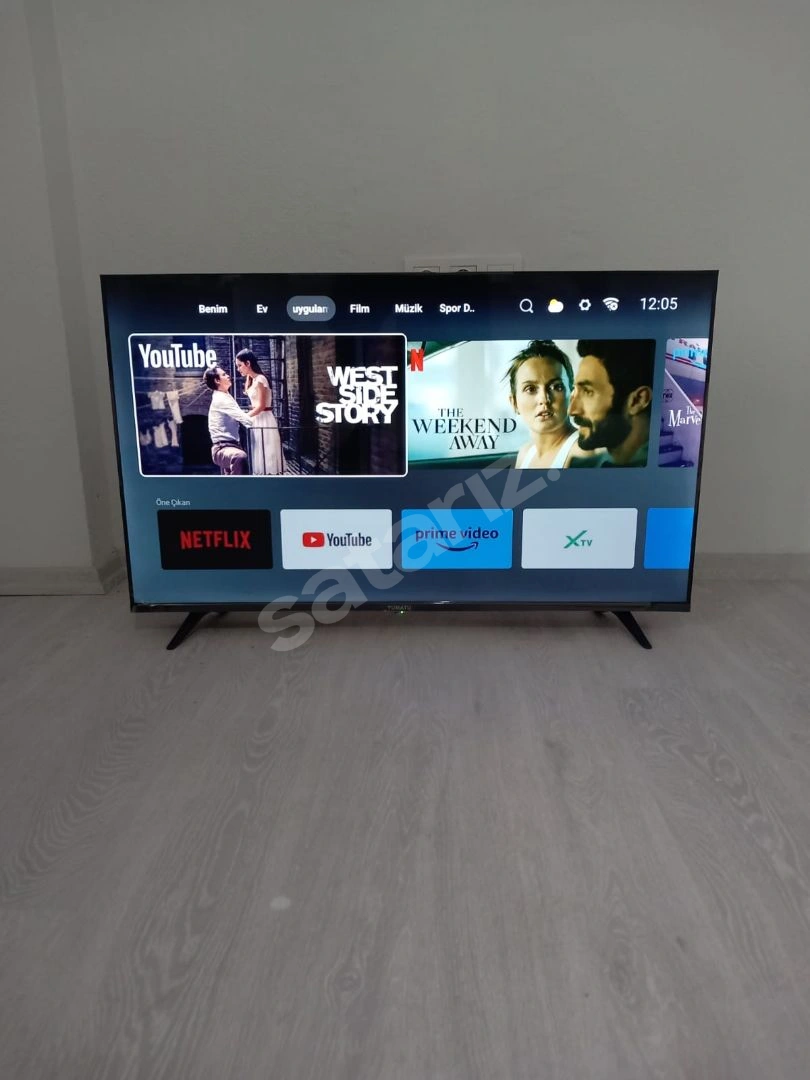 Sıfır 43 İnç 110 Ekran Full HD Android Ultra Slim Led Televizyon
