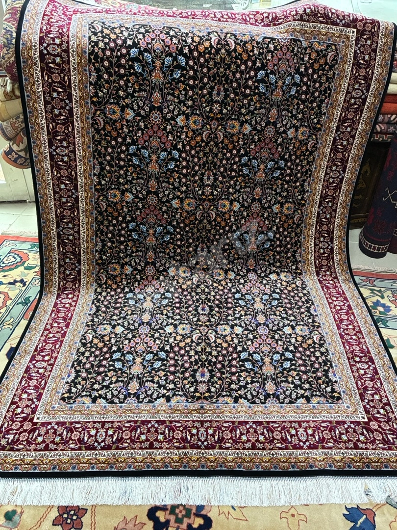 İran 150 Tarak Modal İpek Halı - Doğan Tunca Art - bambu