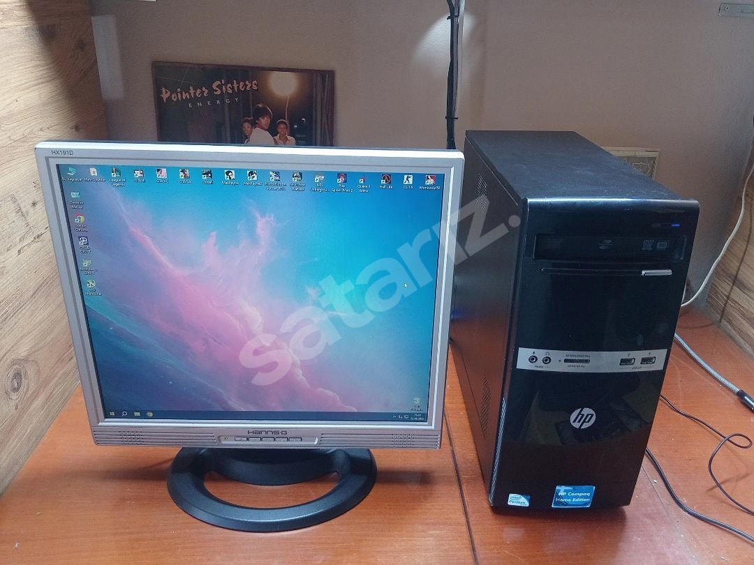 İntel E7500 + 4GB DDR3 RAM + HD 6350 + 19'' 75 Hz PC