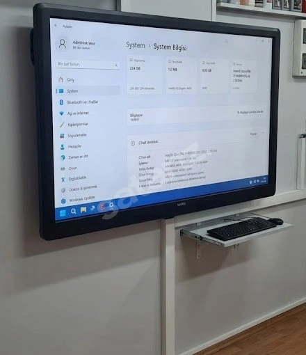 VESTEL AKILLI TAHTA İŞLEMCİ İ7 - 8GB RAM - 240SSD (STOK 50 ADET)