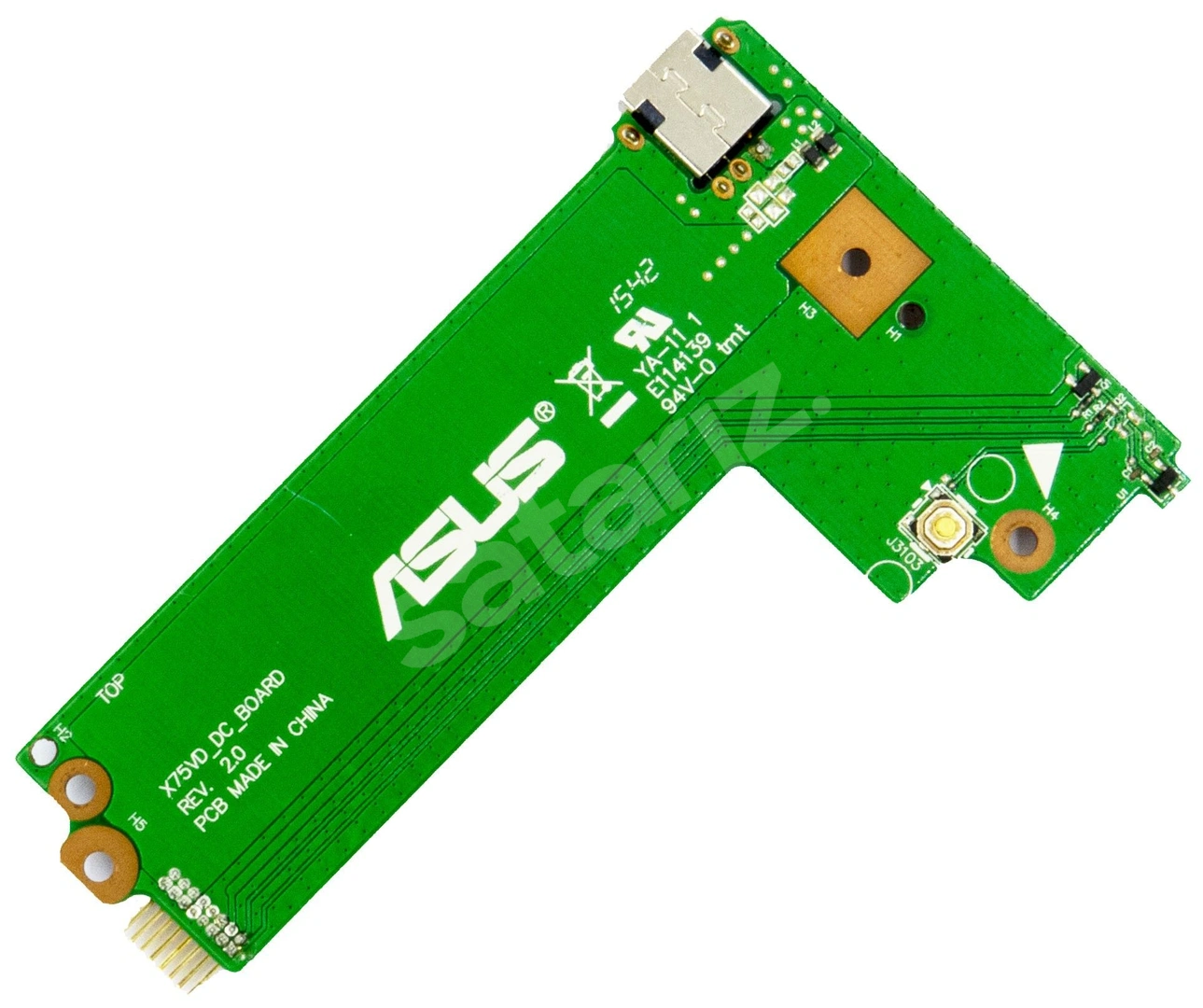 Orijinal Asus X75VD DC_BOARD REV2.0 Powerboard 60-NC0DC1000
