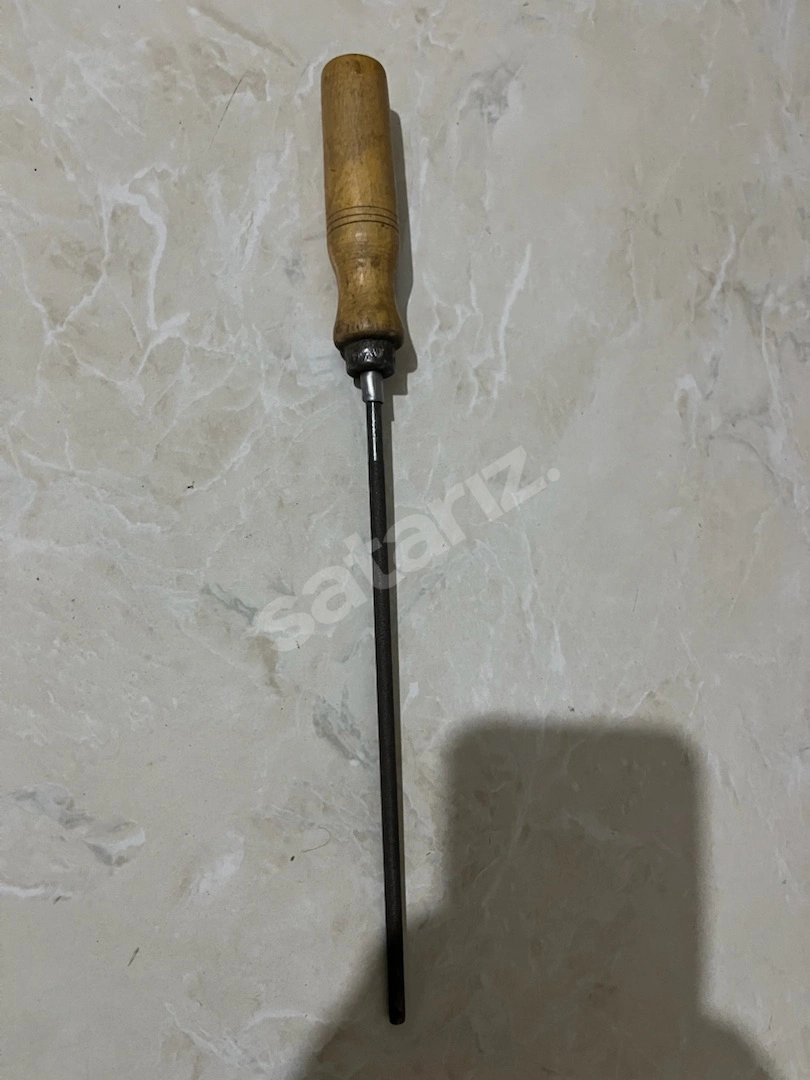 Ahşap Saplı İnce Eğe
