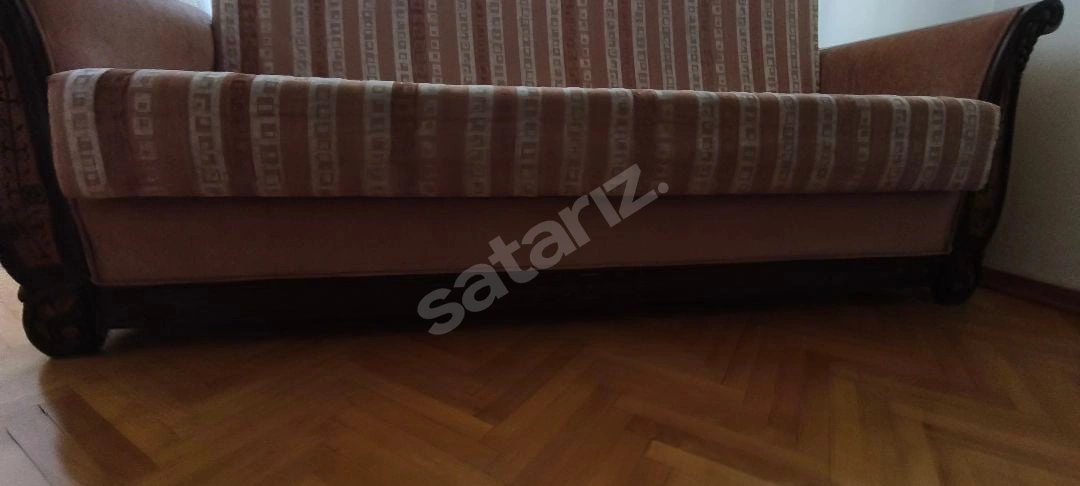 Salon Oturma Grubu, 2 Adet 3'lü Çekyat Kanepe, 2 Adet Berjer