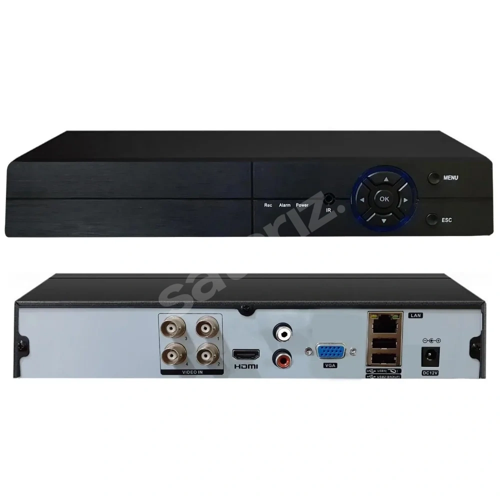 Avenır Kayıt Cihazı Av-Tc04S 4 Kanal 2Mp 1X8Tb H265 Ahd Xvr Xmeye Hıbrıt 5İn1 1080N