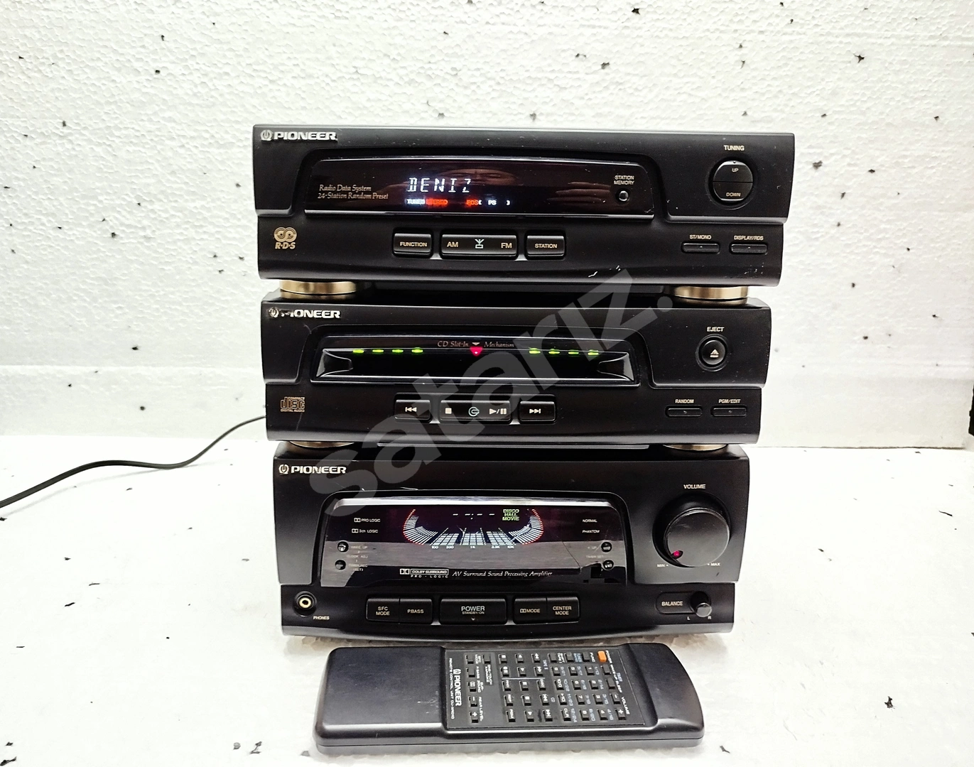 PIONEER A-P6500 -3 KATLI SORUNSUZ DECK MÜZİK SETİ-İNGİLİZ ÜRETİM