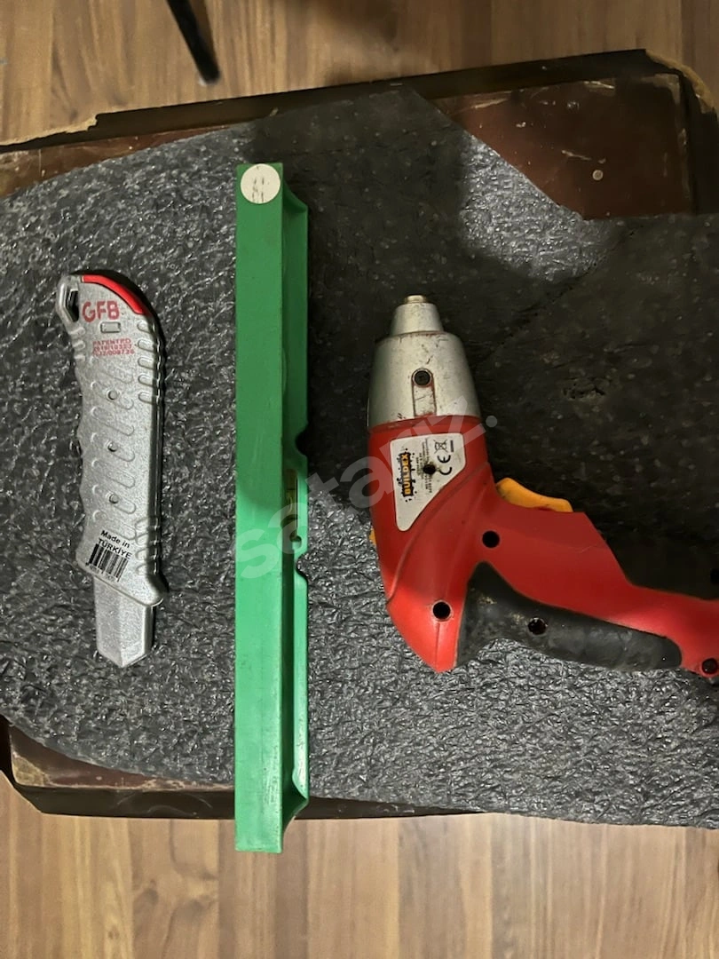 Buıldex Şarjlı Tornavida+su Terazisi+maket Bıçağı