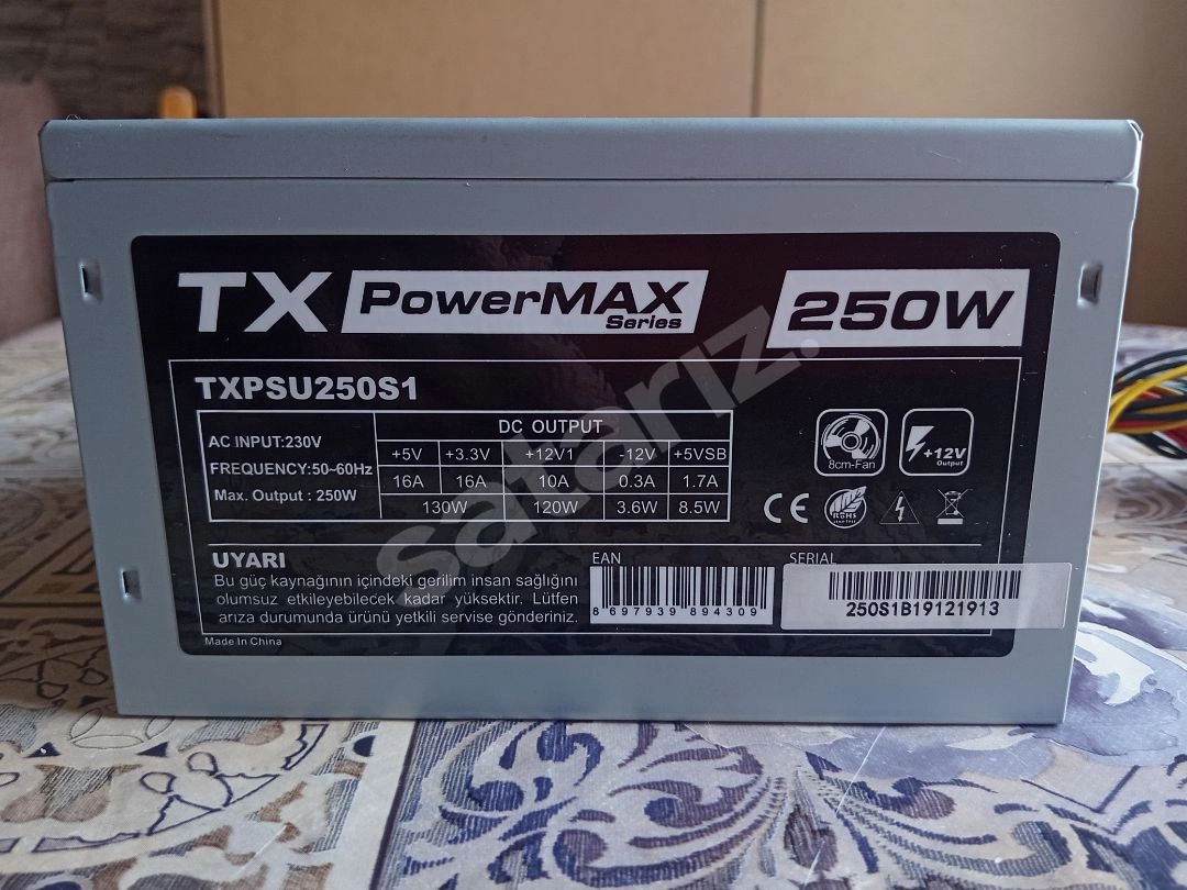 TX PowerMAX 250W PSU
