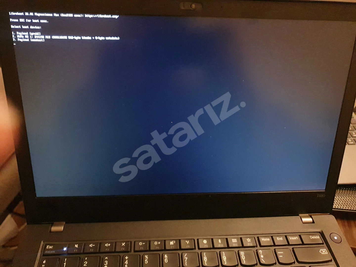 Lenovo Thinkpad T480 Coreboot / Libreboot BIOS yüklü laptop