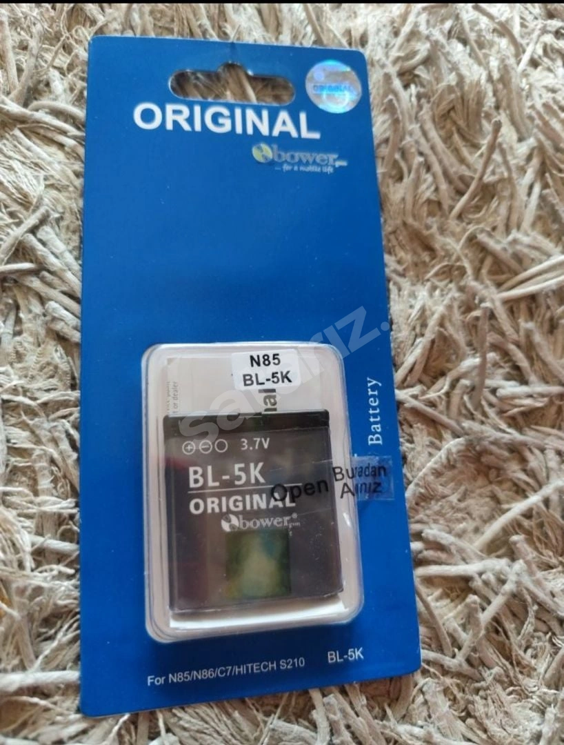 NOKİA BL-5K SIFIR  BATARYA N85