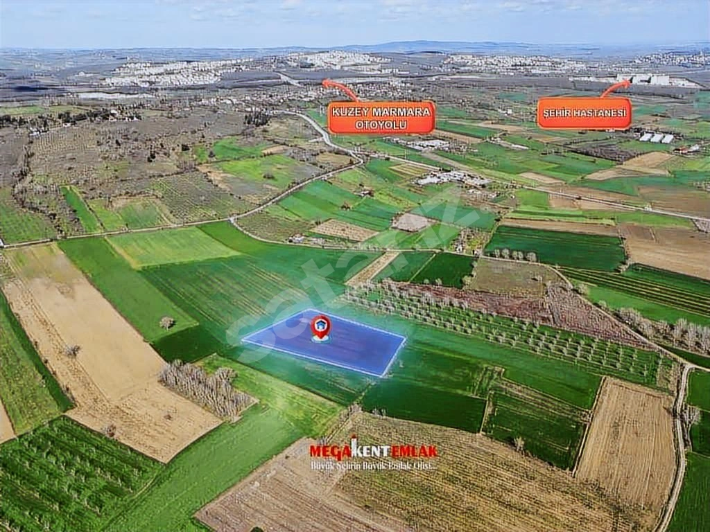 ŞEHİR HASTANESİNE YAKIN YATIRIMA UYGUN SATILIK 8700M² PARSEL!