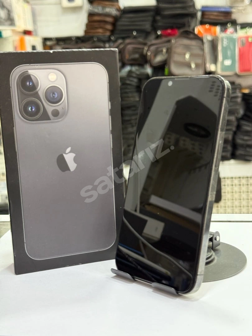 iPhone 13 Pro 128 GB Space Black Temiz Kutu Kredi Kartına 12