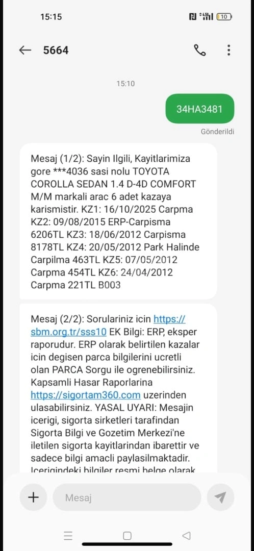 BİREYSELDEN  MASRAFSIZ TOYOTA COROLLA